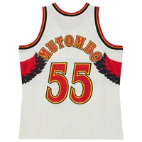 Mitchell & Ness Hawks Cream Jersey