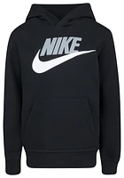 Nike Boys HBR Hoodie - Boys' Preschool Light Smoke Grey/White/Black