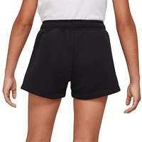 Nike Girls Club Fleece Shorts - Girls' Preschool Black/Pink