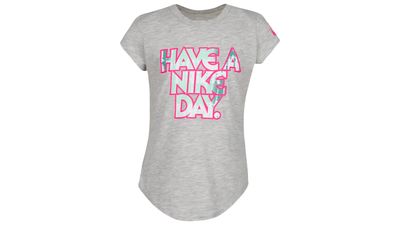 Nike Short Sleeve Graphic T-Shirt - Girls' Preschool