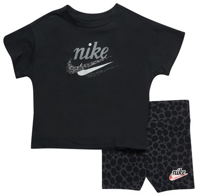 Nike Airloom T-Shirt & Bike Shorts - Girls' Toddler