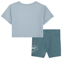 Nike Boxy T-Shirt Bike Short Set - Girls' Toddler