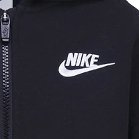 Nike Boys NSW Club Fleece LBR Full-Zip - Boys' Preschool Black/Black