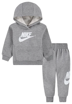 Nike Boys Club Fleece Set - Boys' Infant Black/Dark Grey Heather