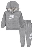 Nike Boys Club Fleece Set - Boys' Infant Black/Dark Grey Heather