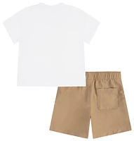 Nike Boys Nike Grow For It Shorts Set - Boys' Toddler Sanddrift/Brown Size 2T