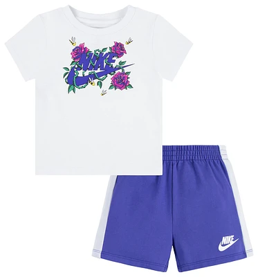 Nike Boys Nike Boxy T-Shirt & Shorts Set - Boys' Toddler Persian Violet/Purple Size 2T