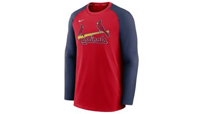 Nike Cardinals Authentic Pregame Raglan Sweatshirt - Men's