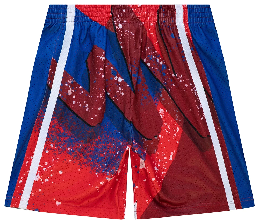 Mitchell & Ness Mens 76ers Hyp Hoops Shorts - Red