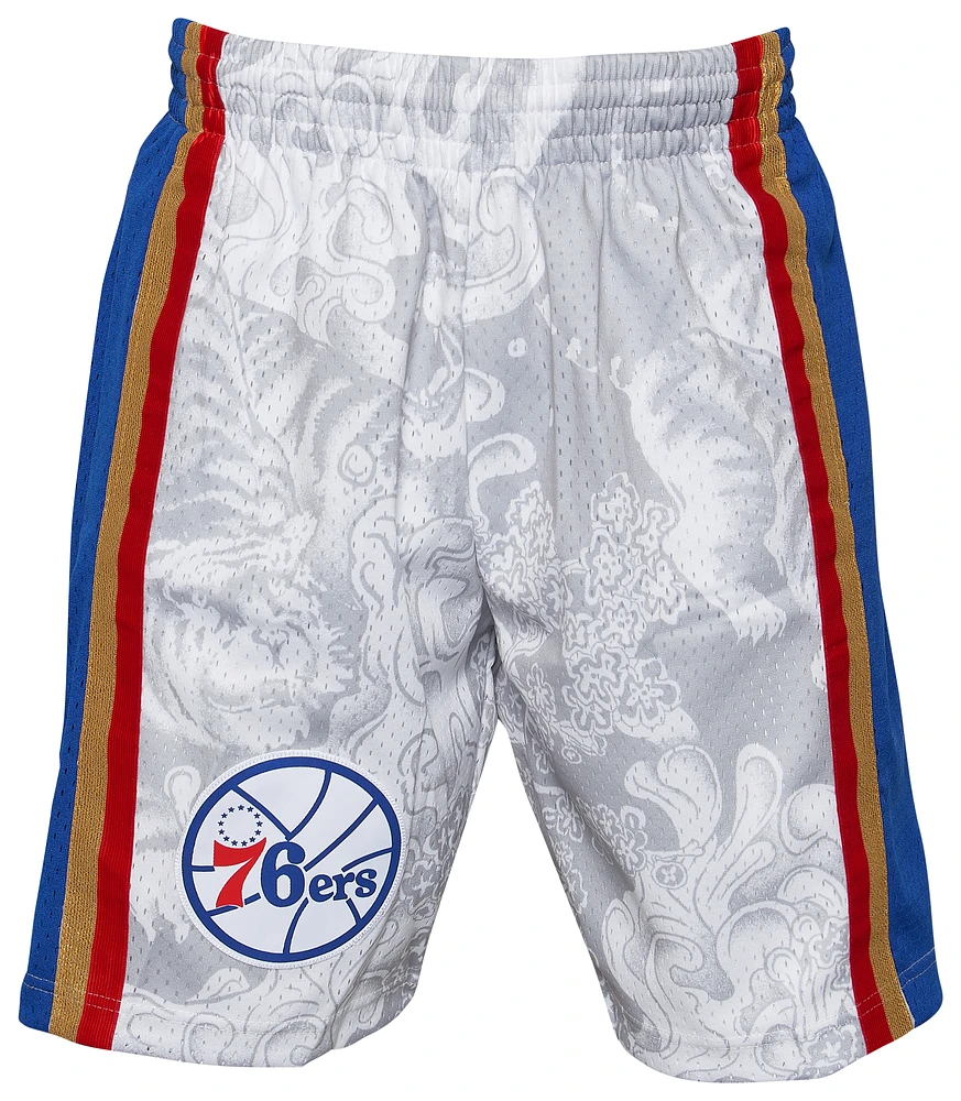 Mitchell & Ness Mens Mitchell & Ness 76ers CNY Shorts