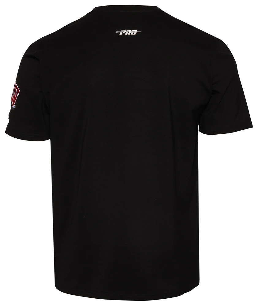 Pro Standard Mens UNLV Stacked Logo T-Shirt - Black/Black