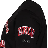 Pro Standard Mens UNLV Stacked Logo T-Shirt - Black/Black