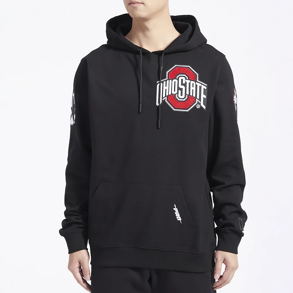 Pro Standard Mens Ohio State Classic Pullover Hoodie