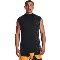 Under Armour Men's Baseline Tank Hoodie - Black, XXL