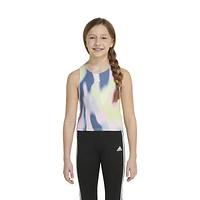 adidas Printed Tank Bra - Girls' Grade School