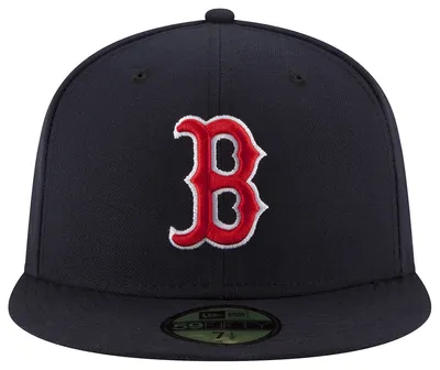 New Era New Era Red Sox 59Fifty Authentic Cap - Adult Navy/Red Size 7