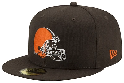 New Era Browns 5950 T/C Fitted Cap - Men's