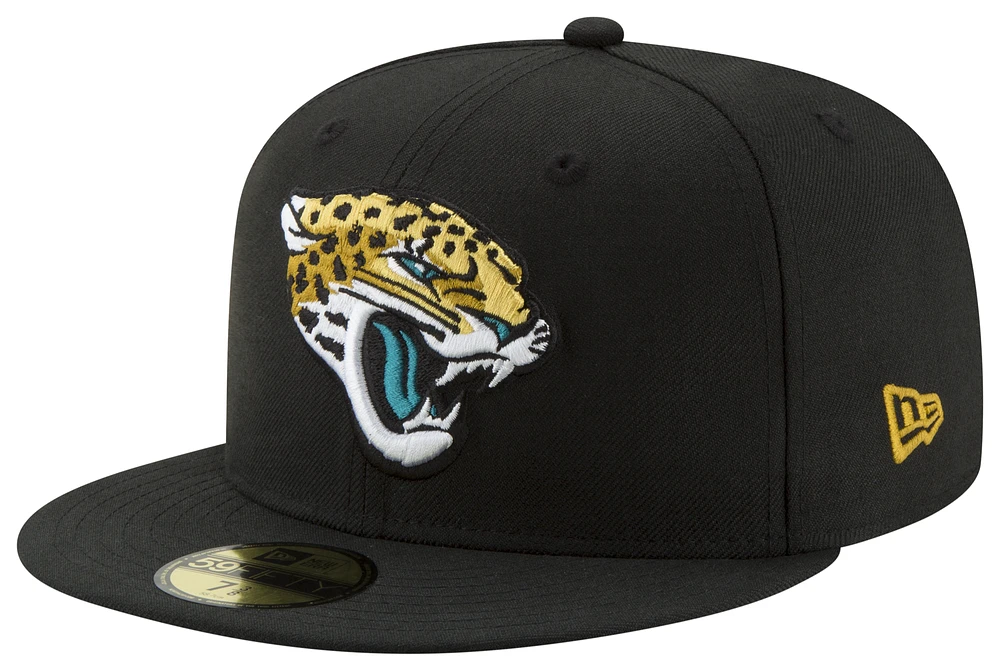 New Era Mens New Era Jaguars 5950 T/C Fitted Cap - Mens Black Size 7