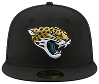 New Era Mens New Era Jaguars 5950 T/C Fitted Cap - Mens Black Size 7