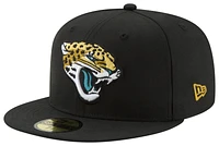 New Era Mens New Era Jaguars 5950 T/C Fitted Cap - Mens Black Size 7