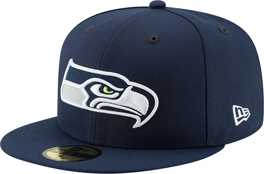 New Era Seahawks 5950 T/C Fitted Cap - Men's