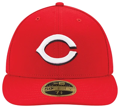 New Era Mens Reds 59Fifty Authentic LP Cap - Red