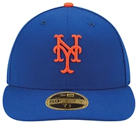 New Era Mens Mets 59Fifty Authentic LP Cap - Royal