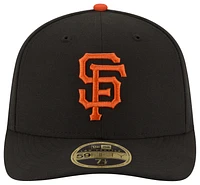 New Era Mens New Era Giants 59Fifty Authentic LP Cap - Mens Black Size 7