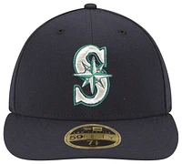 New Era Mens New Era Mariners 59Fifty Authentic LP Cap - Mens Navy Size 7