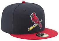 New Era New Era Cardinals 59Fifty Authentic Cap - Adult Navy/Red Size 7