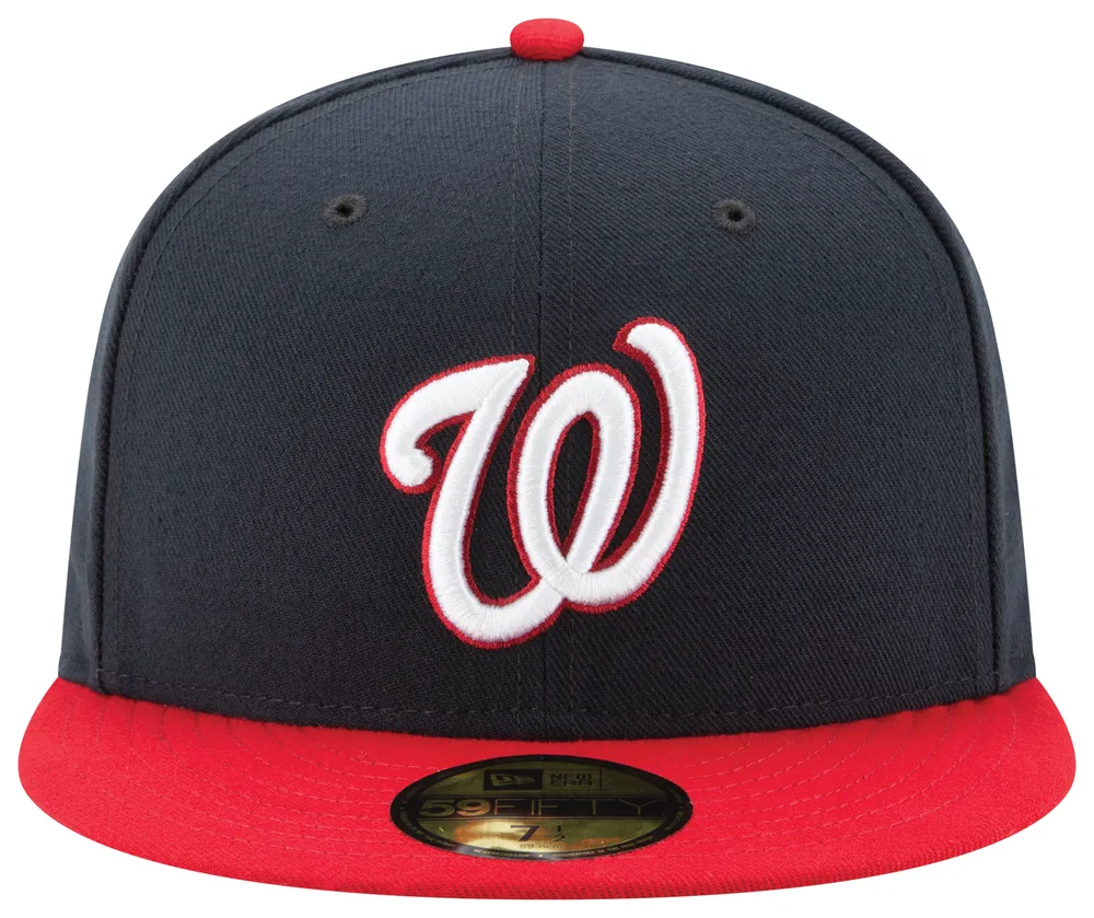 New Era New Era Nationals 59Fifty Authentic Cap - Adult Red/Navy Size 7