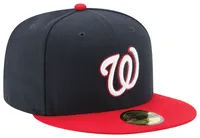 New Era New Era Nationals 59Fifty Authentic Cap - Adult Red/Navy Size 7