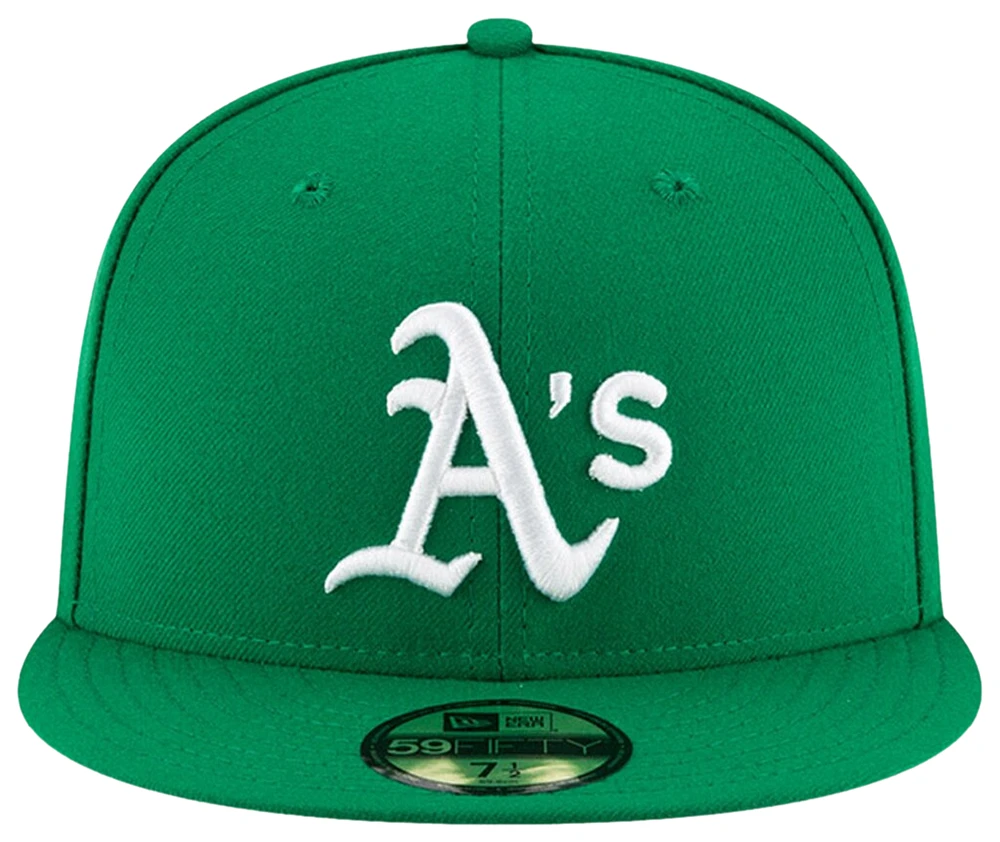 New Era Mens New Era A'S 59Fifty NWE Authentic Collection On Field