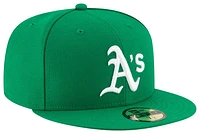 New Era Mens New Era A'S 59Fifty NWE Authentic Collection On Field