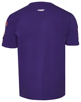 Pro Standard Mens Clemson Stacked Logo T-Shirt - Purple/Purple