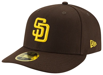 New Era Mens New Era Padres 59Fifty Authentic Collection Cap - Mens Brown/Brown Size 8