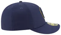 New Era Mens Brewers 59Fifty Authentic Collection Cap - Navy/Navy
