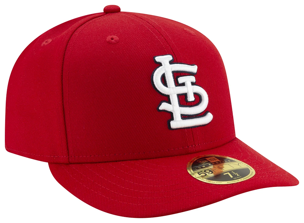 New Era Mens Cardinals 59Fifty Authentic Collection Cap - Red/Red