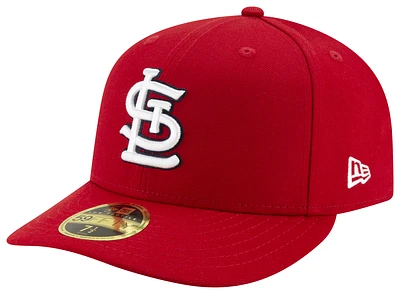 New Era Mens Cardinals 59Fifty Authentic Collection Cap - Red/Red