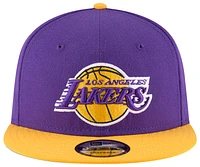 New Era Mens New Era Lakers QR 2T T/C Snapback - Mens Purple/Yellow Size One Size