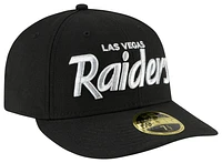 New Era Raiders Omaha Low Profile 59Fifty Fitted Hat - Adult Black