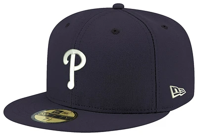 New Era Phillies Logo White 59Fifty Fitted Cap