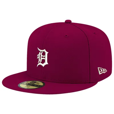 New Era Tigers Logo White 59Fifty Fitted Cap