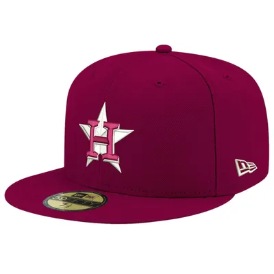 New Era Astros Logo White 59Fifty Fitted Cap