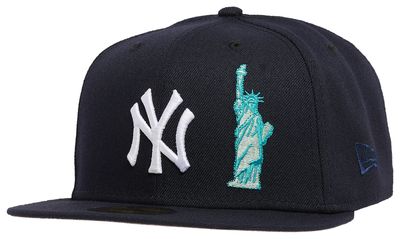 New Era Pink New York Yankees Sky Aqua Undervisor 9FIFTY Snapback Hat