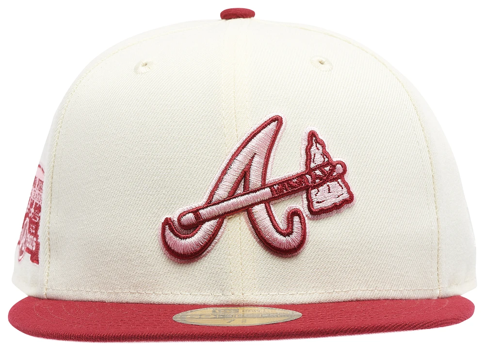 New Era Braves 5950 Chain Heart Fitted Hat