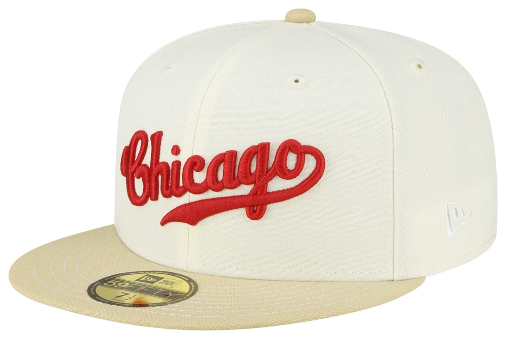 New Era Cubs 5950 Chrome Fitted Cap - Men's