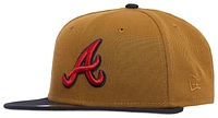 New Era Mens New Era 5950 Braves 21 - Mens Gold/Navy Size 7