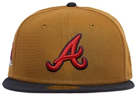 New Era Mens New Era 5950 Braves 21 - Mens Gold/Navy Size 7