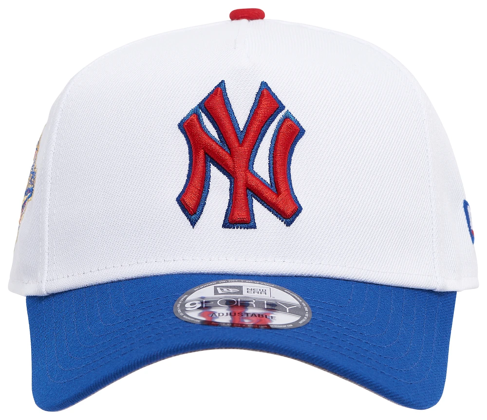 New Era New Era Yankees 9FORTY A-Frame Hat - Adult White/Blue/Red Size One Size